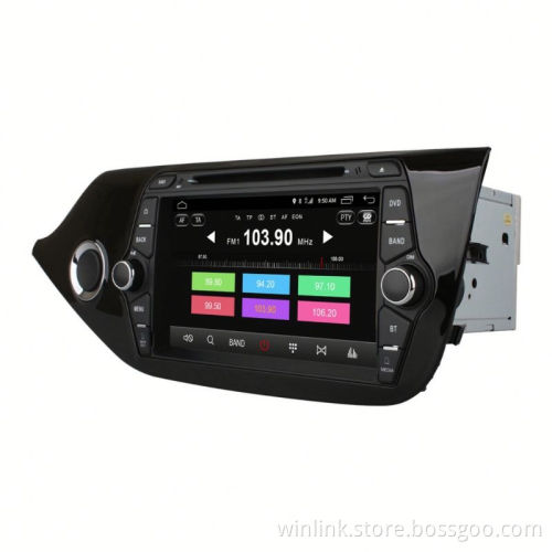 Factory price Ownice android6.0 quad core car stereo GPS for Kia Ceed with 4G built in wifi